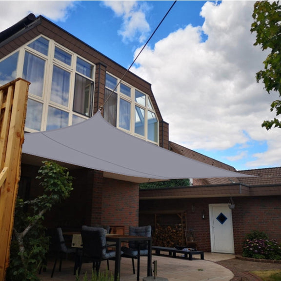 Outdoor Garden Sunshade Sail Water-resistant Anti-UV Canopy, Size: 2m x 4m(Gray)