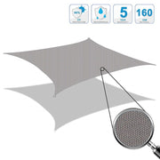 Outdoor Garden Sunshade Sail Water-resistant Anti-UV Canopy, Size: 3m x 4m(Gray)