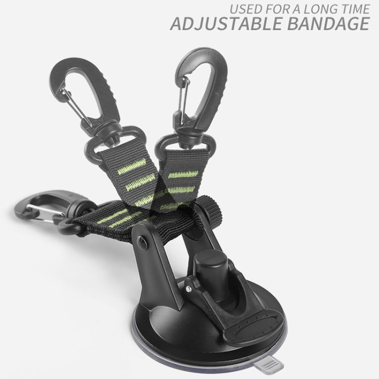 3 PCS Car Tent Suction Cup Home Users Outside Travel Portable Suction Cup Hook Round Carabiner(Green) - Tents & Accessories by PMC TechLife | Online Shopping South Africa | PMC TechLife | Buy Now Pay Later Mobicred