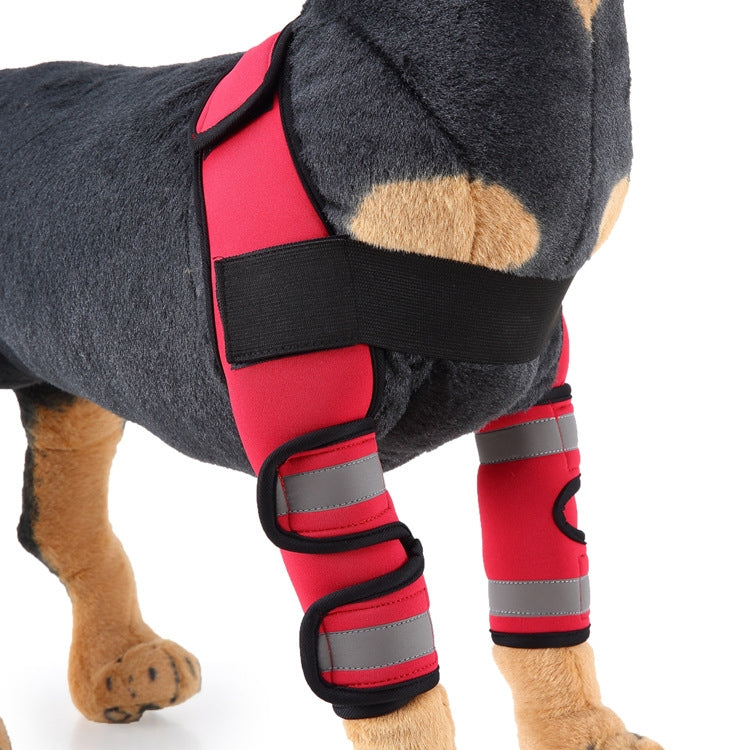 Pet Dog Leg Knee Guard Surgery Injury Protective Cover, Size: M(Anti-glory Model (Red)) - Protective & Protection by PMC TechLife | Online Shopping South Africa | PMC TechLife | Buy Now Pay Later Mobicred