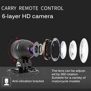MT35B 1080P Water-resistant HD Motorcycle Driving Recorder Mobile Phone Interconnection Locomotive Recorder