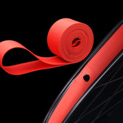 10 PCS Road Mountain Bike Anti-Stab Tire Pad Bicycle Wheel Set PVC Spoke Lining Tape, Colour: Red(26inch x 18mm)