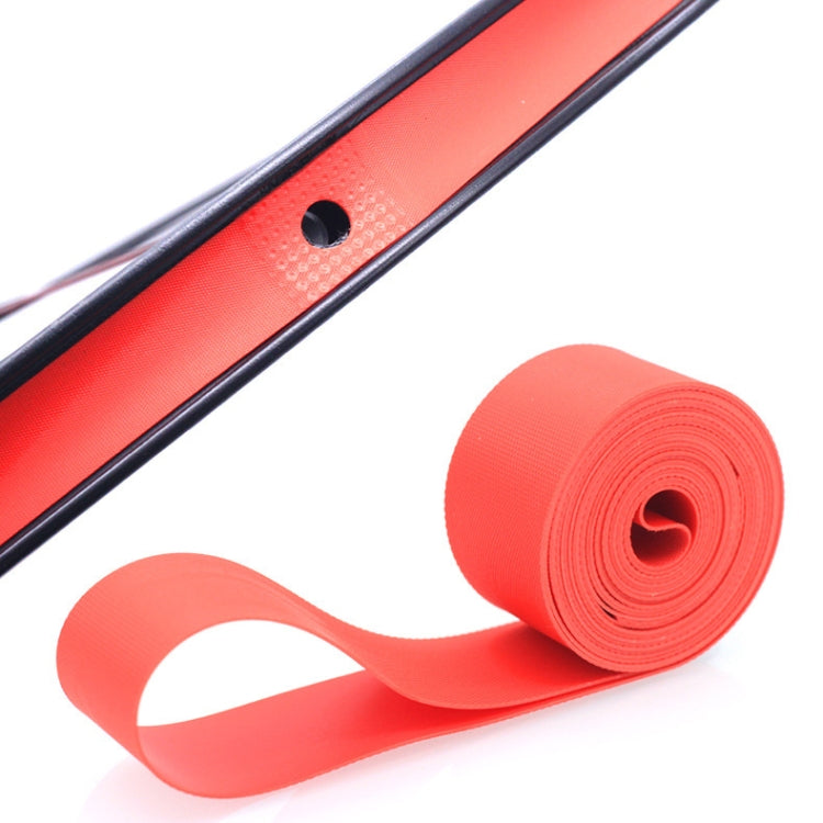 10 PCS Road Mountain Bike Anti-Stab Tire Pad Bicycle Wheel Set PVC Spoke Lining Tape, Colour: Red(27.5inch x 18mm) - Others by PMc TechLife | Online Shopping South Africa | PMc TechLife | Buy Now Pay Later Mobicred