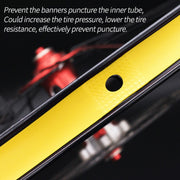 10 PCS Road Mountain Bike Anti-Stab Tire Pad Bicycle Wheel Set PVC Spoke Lining Tape, Colour: Red(700C x 18mm)