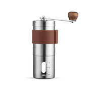 Portable Hand Crank Coffee Machine Stainless Steel Manual Grinder(Medium)