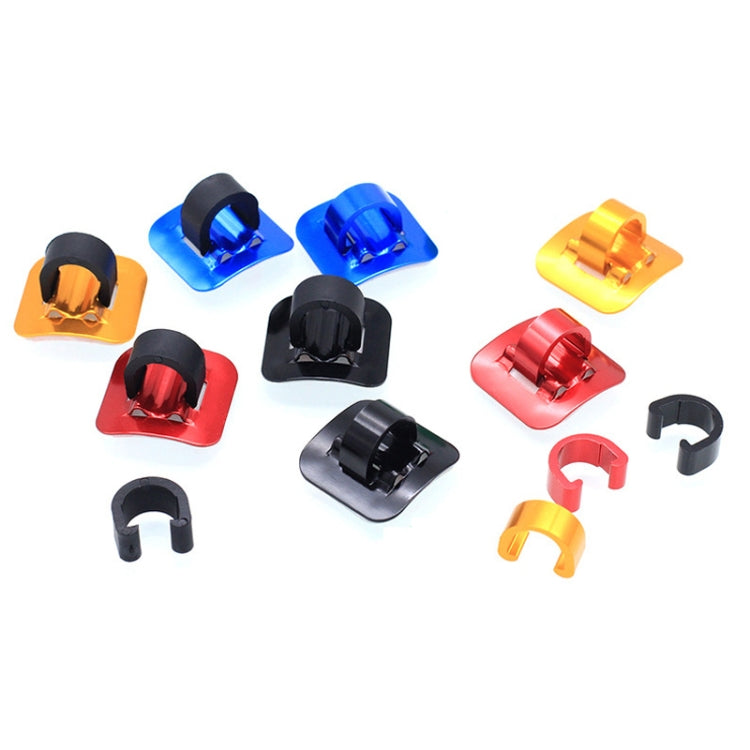 10 PCS Mountain Road Bicycle Hose Line Guide Adhesive Wire Seat Frame Cable Fixing C Buckle, Style: Plastic Buckle(Black) - free shipping - PMc TechLife - Order now!