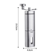 Household Stainless Steel Hand-Cranked Coffee Machine Grinder(Stainless Steel Model)