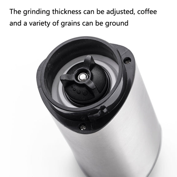 Household Stainless Steel Hand-Cranked Coffee Machine Grinder(Stainless Steel Model)
