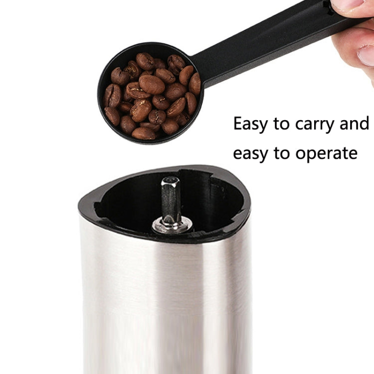 Household Stainless Steel Hand-Cranked Coffee Machine Grinder(Stainless Steel Model)