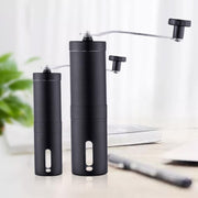Hand Crank Coffee Machine Manual Pepper Mill Grinder(Mid Black)