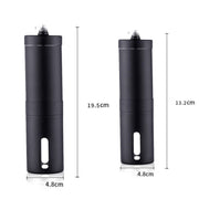 Hand Crank Coffee Machine Manual Pepper Mill Grinder(Mid Black)