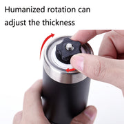 Hand Crank Coffee Machine Manual Pepper Mill Grinder(Large Black)