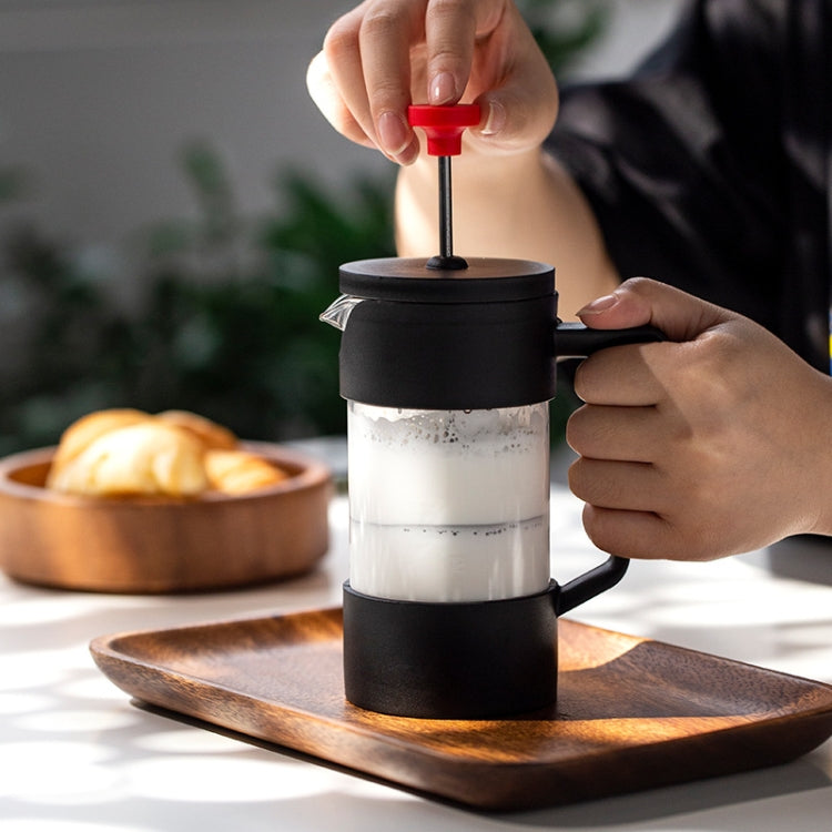 Household Hand Brewed Coffee French Filter Press Pot Glass Tea Maker(350ml)