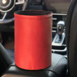 2 PCS Leather Foldable Car Trash Can Mini Chair Back Suspended Waterproof Trash Can(Wine Red) - Stowing Tidying by PMC TechLife | Online Shopping South Africa | PMC TechLife | Buy Now Pay Later Mobicred