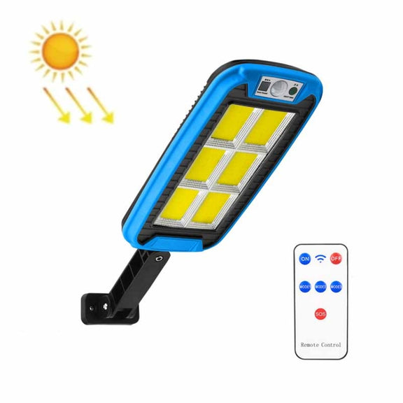 TG-TY07705  6 x 40 COB Solar Outdoor Water-resistant Wall Light Human Body Induction Garden Light Fence Lighting Street Light