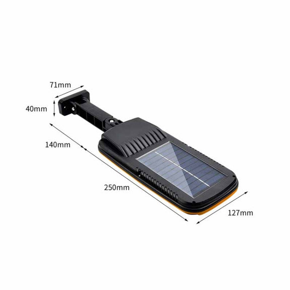 TG-TY07705  6 x 40 COB Solar Outdoor Water-resistant Wall Light Human Body Induction Garden Light Fence Lighting Street Light