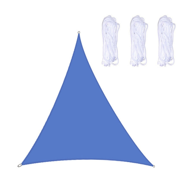 Triangle Outdoor Garden Sunshade Sail Water-resistant Anti-UV Canopy, Size: 2m x 2m x 2m(Royal Blue)