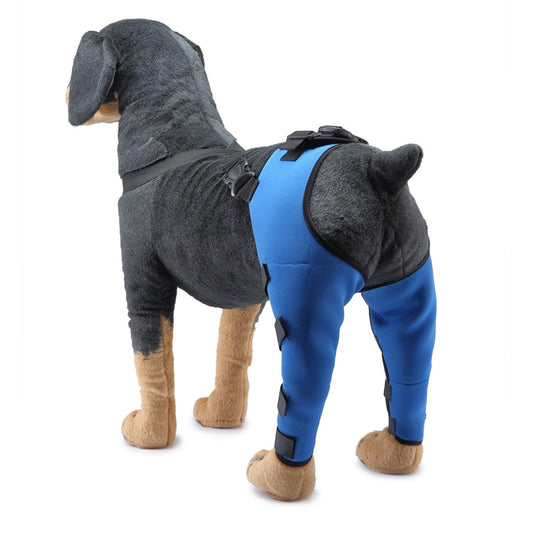 Pet Dog Leg Knee Guard Surgery Injury Protective Cover, Size: M(Blue) - Protective & Protection by PMC Jewellery | Online Shopping South Africa | PMC Jewellery | Buy Now Pay Later Mobicred