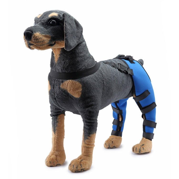 Pet Dog Leg Knee Guard Surgery Injury Protective Cover, Size: M(Blue) - Protective & Protection by PMC Jewellery | Online Shopping South Africa | PMC Jewellery | Buy Now Pay Later Mobicred