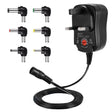 C5 3-12V 12W Adjustable Voltage Regulated Switch Power Supply Power Adapter Multifunction Charger With DC Tips(UK Plug) - free shipping - PMC TechLife - Order now!