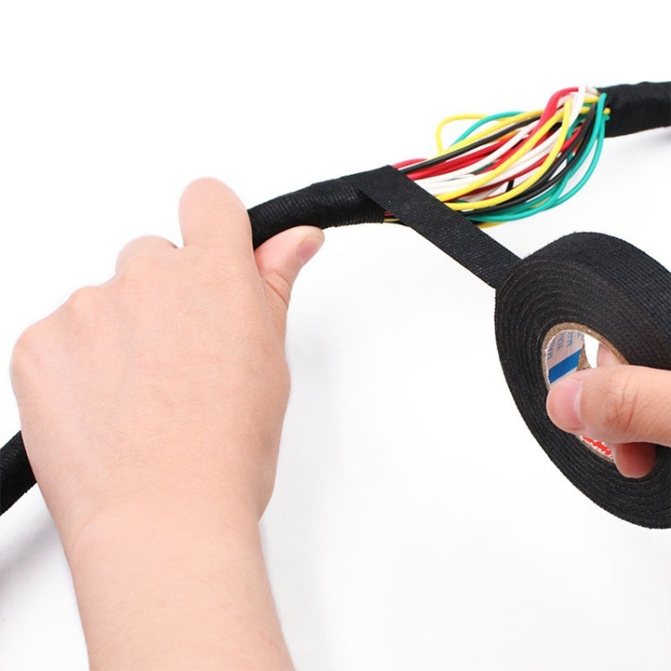 Automotive Wiring Harness Flannel Tape High Temperature Resistant And Water-resistant Wire And Cable Insulation Tape, Size: 9mm x 15m