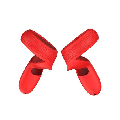 VR Handle Silicone Non-slip Drop Resistant Protective Cver For Meta Quest(Red) - VR Accessories by PMC Jewellery | Online Shopping South Africa | PMC Jewellery | Buy Now Pay Later Mobicred