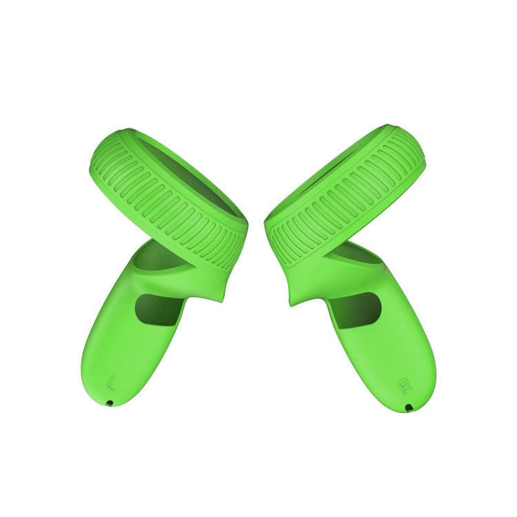 VR Handle Silicone Non-slip Drop Resistant Protective Cver For Meta Quest(Luminous Green) - VR Accessories by PMC TechLife | Online Shopping South Africa | PMC TechLife | Buy Now Pay Later Mobicred