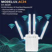 M-95B 300M Repeater WiFi Booster Wireless Signal Expansion Amplifier(Black