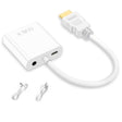 2 PCS Jasoz 1080P HDMI To VGA Converter Oxygen-Free Copper Core, Colour: With Audio Power Supply (White) - Converter by Jasoz | Online Shopping South Africa | PMC TechLife | Buy Now Pay Later Mobicred
