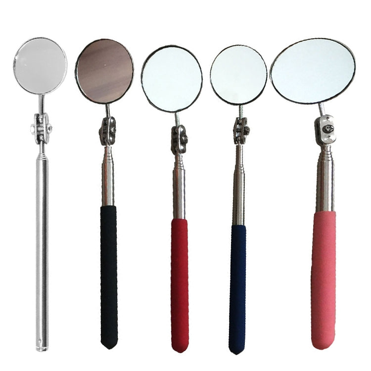 Car Repair Detection Mirror Universal Folding Telescopic Mirror Welding Chassis Inspection Mirror, Model: Silver 50mm - Inspection Tools by PMC TechLife | Online Shopping South Africa | PMC TechLife | Buy Now Pay Later Mobicred