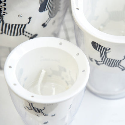 Fully Transparent Hydroponic Flower Pots Water Level Visible Non-Broken Glue Self-Absorbent Plastic Flower Pots, Size: W03 Caliber 11cm(Full Transparent Zebra Pattern) - Flower Pots & Planters by PMC Jewellery | Online Shopping South Africa | PMC Jewellery | Buy Now Pay Later Mobicred