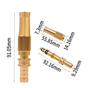 3 PCS Car Wash High Pressure Copper Straight Sprinkler House Garden Wishing Ground Sprinkler, Specification: Tower