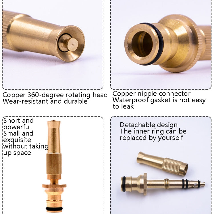 3 PCS Car Wash High Pressure Copper Straight Sprinkler House Garden Wishing Ground Sprinkler, Specification: Pacifier - Car washing supplies by PMC TechLife | Online Shopping South Africa | PMC TechLife | Buy Now Pay Later Mobicred