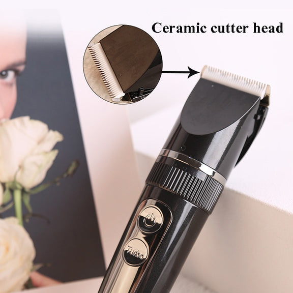 BF-868 LCD Digital Display Electric Hair Clipper Baby Children Adult Electric Hair Clipper Set(Gun Color)