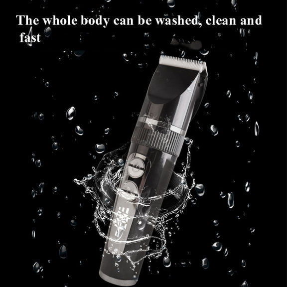BF-868 LCD Digital Display Electric Hair Clipper Baby Children Adult Electric Hair Clipper Set(Gold)