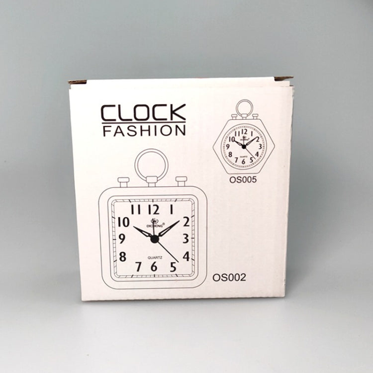 Candy Color Office Home Student Square Alarm Clock(Blue)