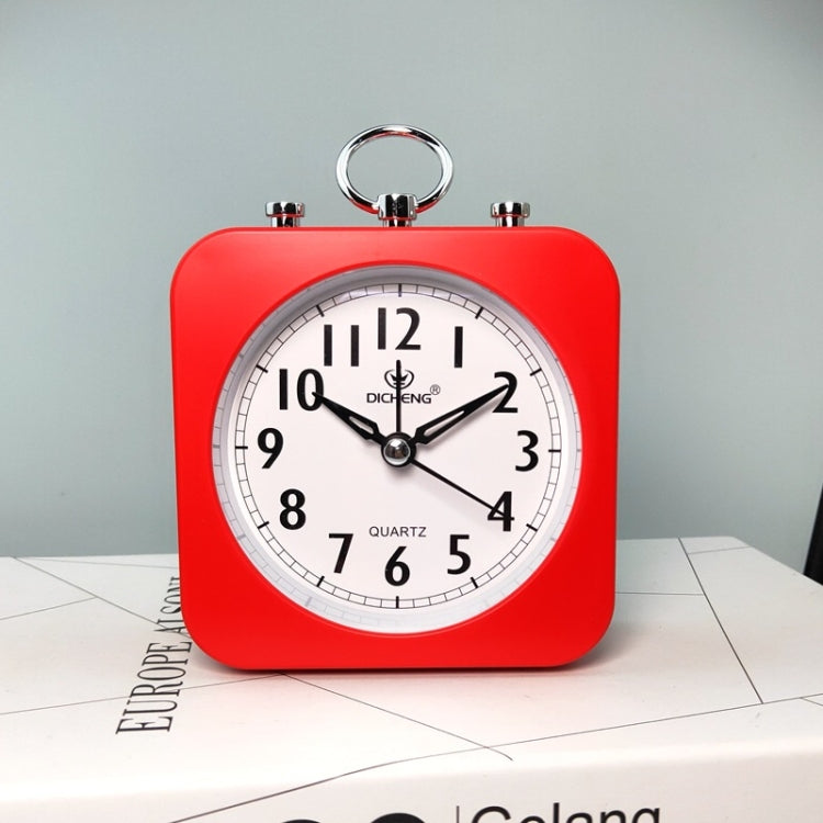 Lazy Silent Small Alarm Clock Office Home Desktop Clock(Red) - Alarm Clocks by PMc TechLife | Online Shopping South Africa | PMc TechLife | Buy Now Pay Later Mobicred