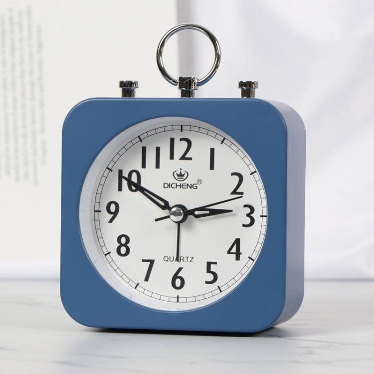 Lazy Silent Small Alarm Clock Office Home Desktop Clock(Blue) - free shipping - PMc TechLife - Order now!