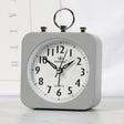 Lazy Silent Small Alarm Clock Office Home Desktop Clock(Grey) - Alarm Clocks by PMc TechLife | Online Shopping South Africa | PMc TechLife | Buy Now Pay Later Mobicred