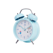 Student Cute Style Bell Alarm Clock Bedside Mute Clock With Light Specification��� Y34 3 Inch (Blue)