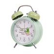 Student Cute Style Bell Alarm Clock Bedside Mute Clock With Light Specification��� Y35 4 Inch (Green) - Alarm Clocks by PMc TechLife | Online Shopping South Africa | PMc TechLife | Buy Now Pay Later Mobicred