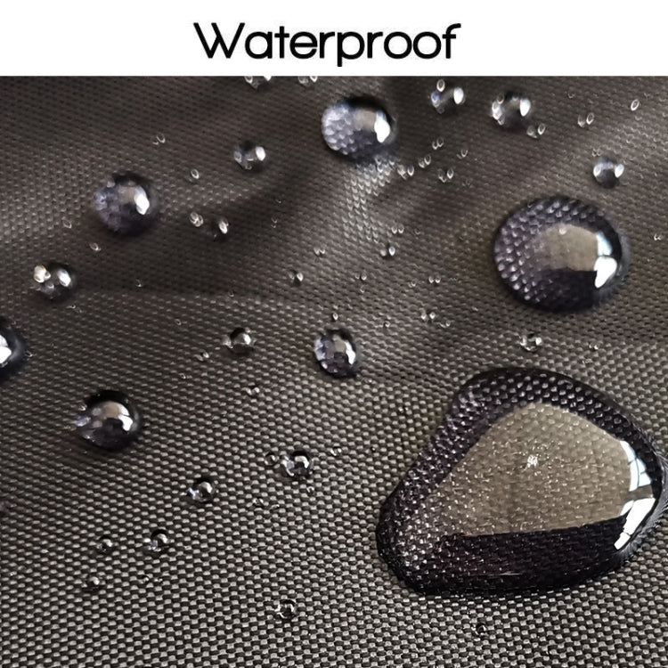 Water-resistant Dust-Proof And UV-Proof Inflatable Rubber Boat Protective Cover Kayak Cover, Size: 330x94x46cm(Black)