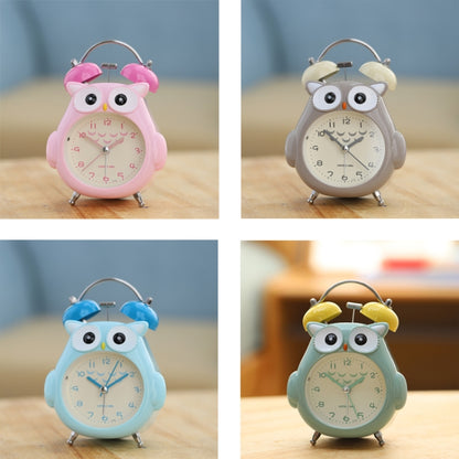 3 Inch Children Cartoon Owl Luminous Silent Bedside Snooze Small Alarm Clock(Pink) - Alarm Clocks by PMC Jewellery | Online Shopping South Africa | PMC Jewellery | Buy Now Pay Later Mobicred