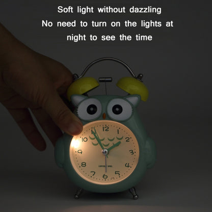 3 Inch Children Cartoon Owl Luminous Silent Bedside Snooze Small Alarm Clock(Pink) - Alarm Clocks by PMC Jewellery | Online Shopping South Africa | PMC Jewellery | Buy Now Pay Later Mobicred