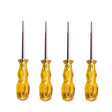 4 PCS Disassembly Tool Screwdriver Sleeve Applicable For Nintendo N64 / SFC / GB / NES / NGC(Transparent Yellow 3.8mm) - Tools by PMC TechLife | Online Shopping South Africa | PMC TechLife | Buy Now Pay Later Mobicred