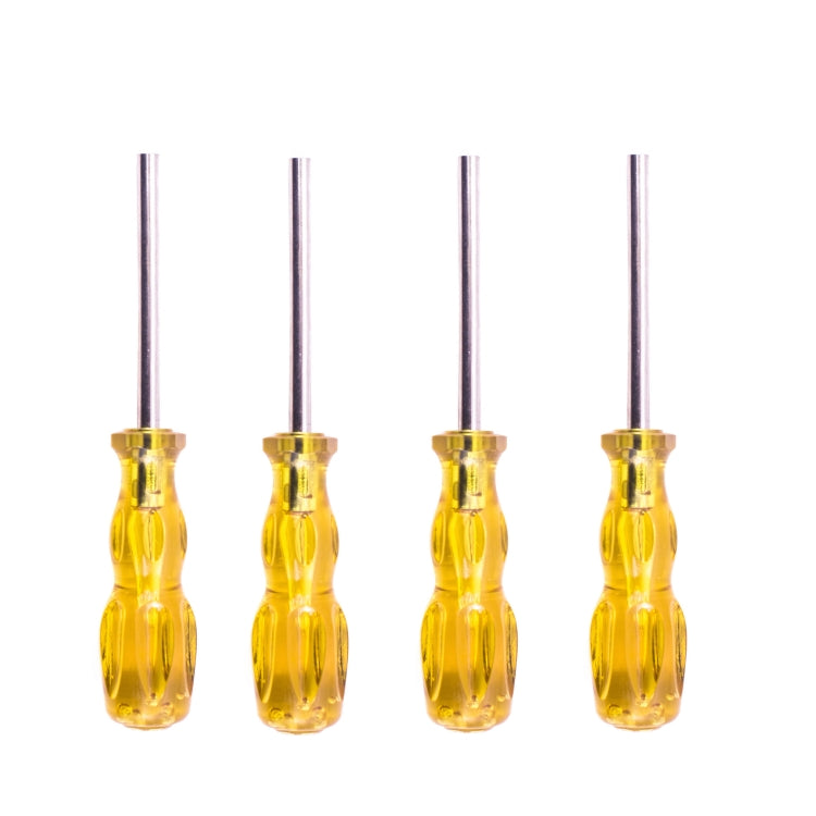 4 PCS Disassembly Tool Screwdriver Sleeve Applicable For Nintendo N64 / SFC / GB / NES / NGC(Transparent Yellow 4.5mm) - Tools by PMC TechLife | Online Shopping South Africa | PMC TechLife | Buy Now Pay Later Mobicred
