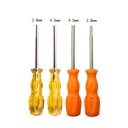 4 PCS Disassembly Tool Screwdriver Sleeve Applicable For Nintendo N64 / SFC / GB / NES / NGC(Transparent Yellow 4.5mm)