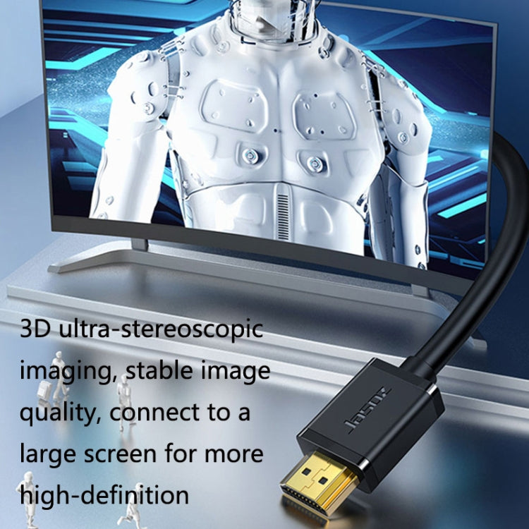 Jasoz HDMI High-Definition Projector Computer Video Cable Oxygen-Free Copper Core, Cable Length: 15m