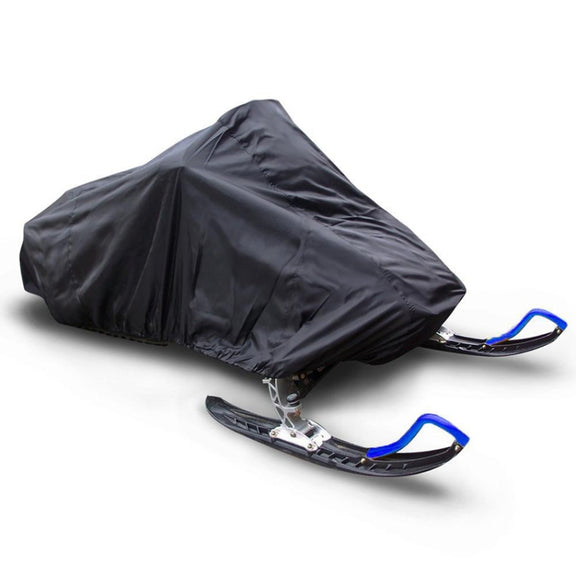 Outdoor Snowmobile Water-resistant And Dustproof Cover UV Protection Winter Motorcycle Cover, Size: 368x130x121cm(Silver)