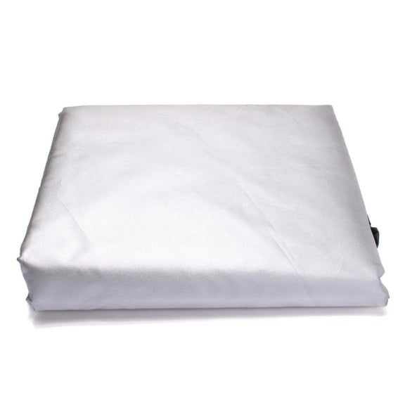 Outdoor Snowmobile Water-resistant And Dustproof Cover UV Protection Winter Motorcycle Cover, Size: 330x130x121cm(Silver)